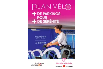 1000 places stationnement vélo Toulouse