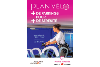 1000 places stationnement vélo Toulouse