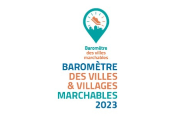 Logo du baromètre des villes et villages marchables 2023