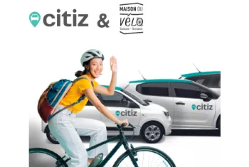 Illustration vélo et citiz