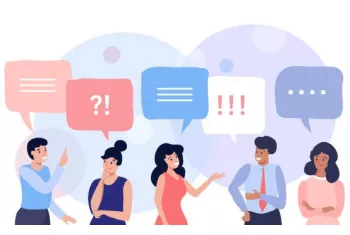 personnes en discussion