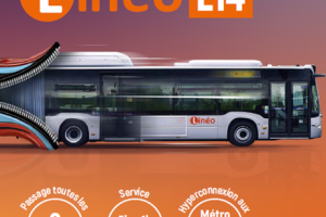 Visuel du nouveau bus linéo 14