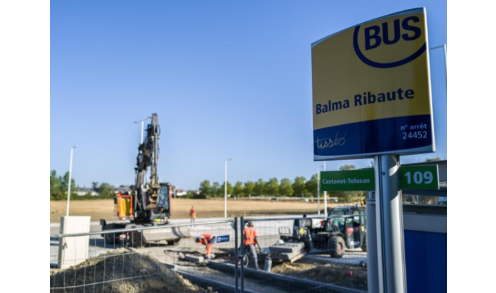 Travaux parking Ribaute