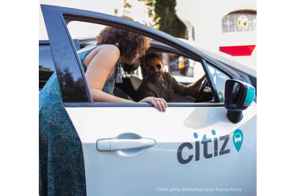 Autopartage Citiz conducteur passagère