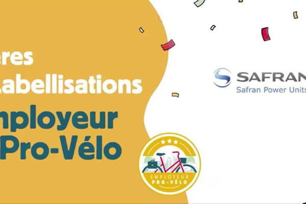 Safran Power Units premier employeur à recevoir label Employeur Pro Vélo de France