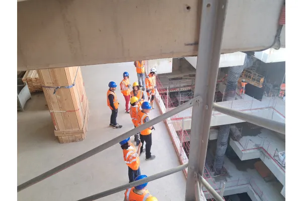 visite chantier metro ligne C