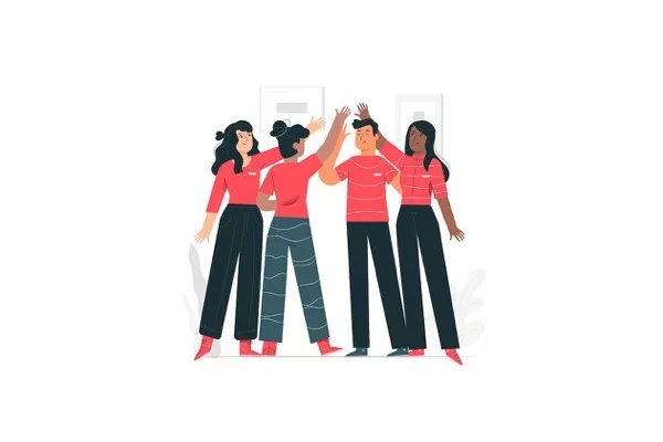 personnes se federant pour un projet