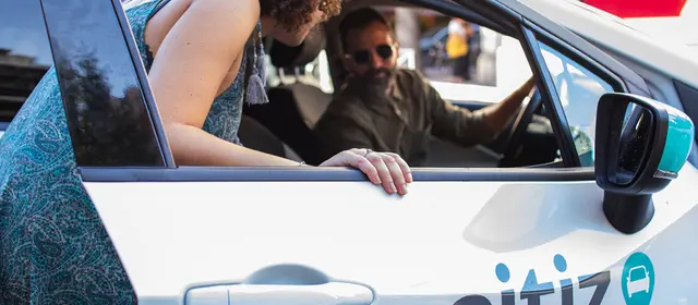 Autopartage Citiz conducteur passagère