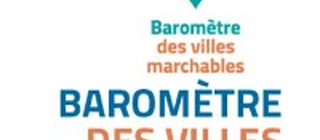 Logo du baromètre des villes et villages marchables 2023