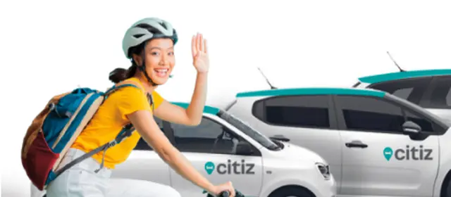 Illustration vélo et citiz