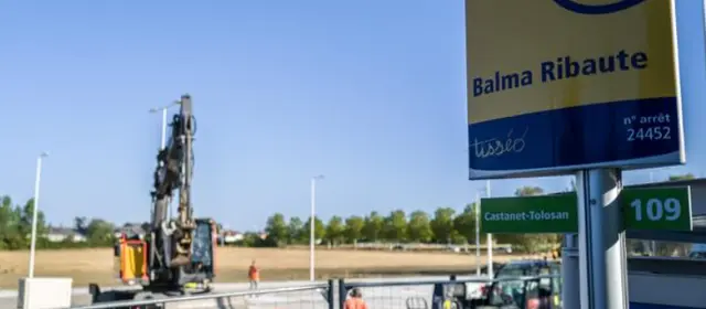 Travaux parking Ribaute