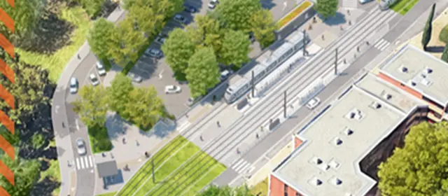 arrêt tram T2