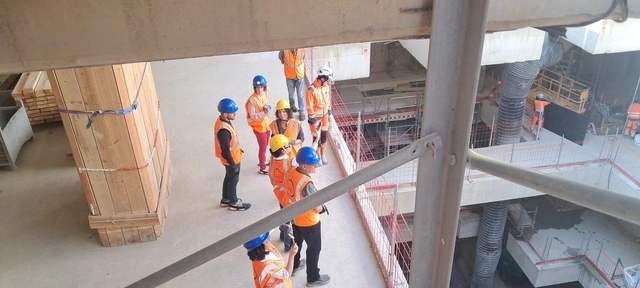 visite chantier metro ligne C