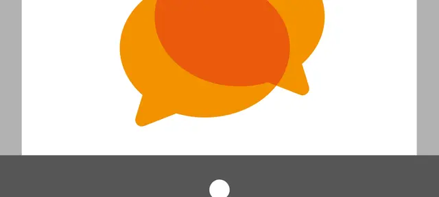 Picto bulles de discussions en ligne
